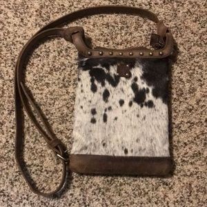 STS Ranchwear cross body hair on hide purse